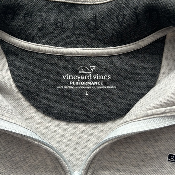 Mens Vineyard Vines Pullover Grey size L - Picture 2 of 2